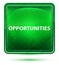 Opportunities Neon Light Green Square Button