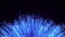 Optical fiber sheaf abstract motion background. Glowing bundle of Optic cables loop animation