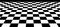 Optical illusion. Abstract 3d black and white background. Chess board