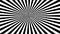 Optical illusion. Deception. Abstract futuristic background from black and white stripes. Vector