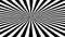 Optical illusion. Deception. Abstract futuristic background from black and white stripes. Vector