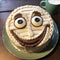 Optical Illusion Inspired Cake With Lively Facial Expressions