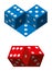 Optical illusions with dice