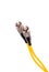 Optical single mode FC patch cord isolated