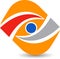 Optics eye care logo