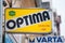 Optima Motorno Ulje logo on their main retailer for Belgrade.