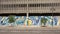 `Optimism Starts With You`, a large scale mural by  Mari Pohlman in downtown Dallas