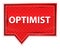 Optimist misty rose pink banner button