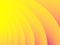 Optimistic yellow and orange abstract fractal background with curvy stripes and gradients