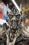 Optimus Prime Transformer Face Portrait