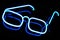 Optometrist neon sign at night