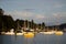 Opua marina at the Bay of Islands New Zealand