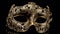 Opulent antique masquerade mask exudes Italian elegance generated by AI