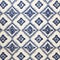 Opulent Blue And White Tile With Hand-painted Details