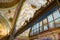 opulent ceiling of Imperial Council Chamber Topkapi Palace Istanbul Turkey