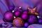 Opulent Christmas Decoration In Purple And Pink