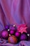 Opulent Christmas Decoration In Purple And Pink