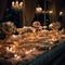 Opulent Cuisine: An Extravagant Dining Setup for Receptions