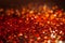 Opulent Glitter Blend: Orange and Red Shimmering Defocus