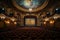 Opulent Interior theater hall. Generate Ai