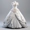 Opulent Minimalism Hyper Realistic Fairy Wedding Dress 3d Model