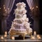 Opulent Romance: Exquisite Wedding Cake Design