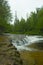 Oquecoc Falls in Michigan\'s Lower Peninsula in summer