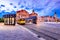 Oradea medieval downtown in Transylvania, Romania