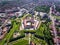 Oradea medieval fortress from above