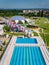 Oradea, Romania - May 17, 2017: Oradea water park with waterslides and thermal pools