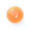 Orance ball isolated on white background.