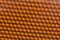 Orange 3d cube reflecting panel detail