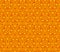 Orange abstract curls seamless pattern