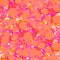Orange abstract ebpu art seamless texture with bubbles and spotes.