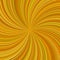 Orange abstract hypnotic spiral stripe background