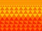 Orange abstract triangles background