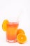 Orange alcohol drink with Ice