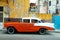 Orange American old car