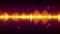 Orange audio digital equalizer technology background