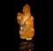 Orange aura quartz specimen