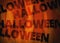 Orange background ideal to celebrate October 31. Terrifying abstract orange background with halloween text. Trick or treat orange