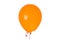 Orange Balloon isolated