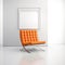 Orange Barcelona Chair