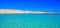 Orange Bay Beach with crystal clear azure water and white beach - paradise coastline of Giftun island, Mahmya, Hurghada, Red Sea,