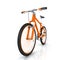 Orange bicycle