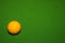 Orange billiard ball