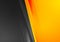 Orange and black abstract tech grunge background