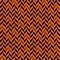Orange and Black Herringbone Seamless Pattern