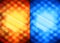 Orange and blue abstract backgrounds