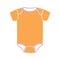 Orange Bodysuit for babies icon